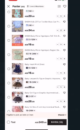 Shein New Order 18 Products